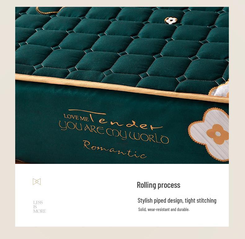 Waterproof Quilted Fitted Sheet & Mattress Protector - Non-slip, All-Inclusive Single Piece Cover