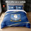 Sheffield Wednesday Design Bed Bedding Set 1 Duvet Cover + 2 Pillowcases Soft Breathable Household Bed Linens