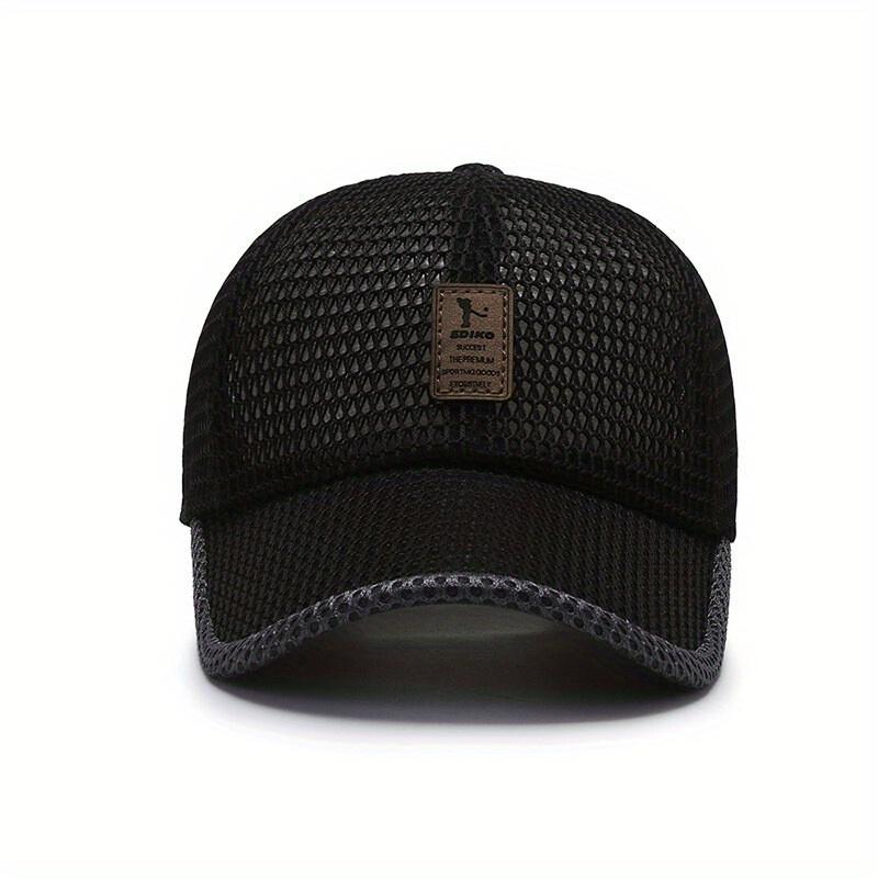 Mens Trucker Sun Hat Women Mesh Breathable Baseball Sports Cap