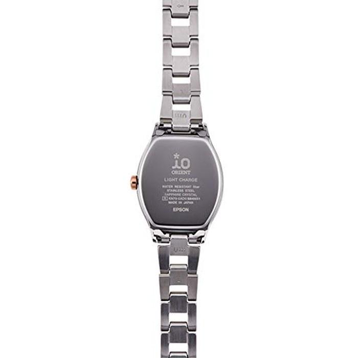 [Orient] iO RN-WG0010A Women's Solar Watch - White Dial, Pink Band