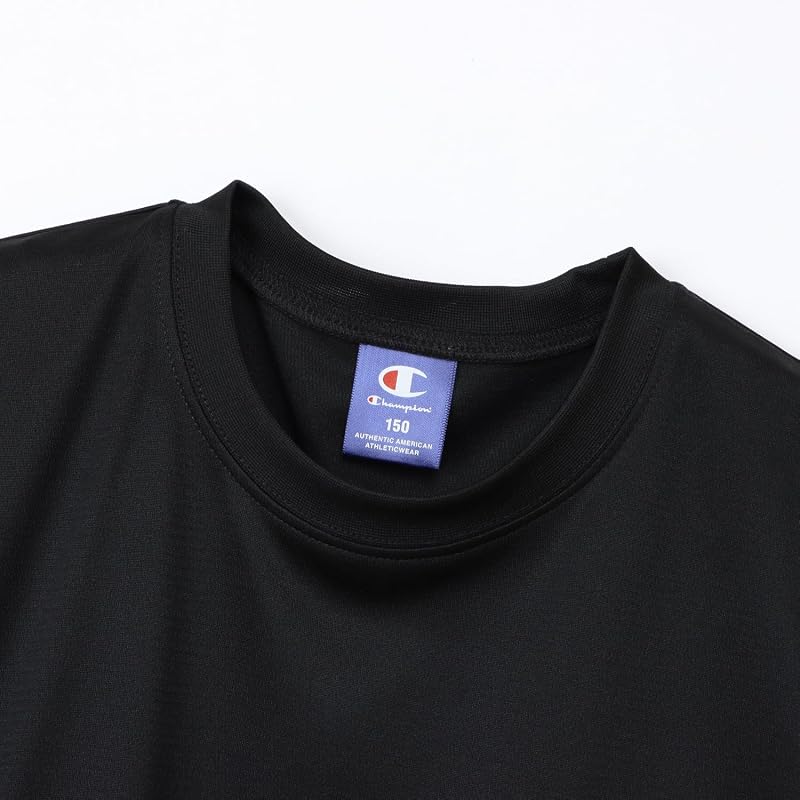 [Champion] Kids Short-Sleeve Crew Neck UV Protection Quick-Drying Script Logo Print T-Shirt & Shorts Set School Sports CK-DSW05-090-160
