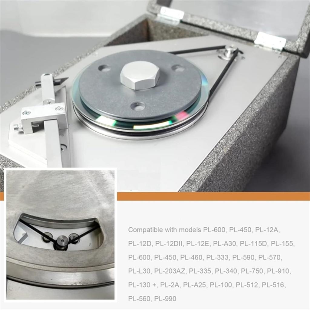 10Pcs/set Turntable Belt Different Specifications Rubber Belt Replace Turntable Phono/Tape Drive Belt 190-471mm