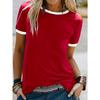 Plus Size Women's Summer Round Neck Short Sleeve Casual T-Shirt Women's Tops