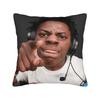 Ishowspeed Face Meme Pillow Case Retro Trendy Pillow Cover Soft Pillowcases For Chair Sofa Home Decor
