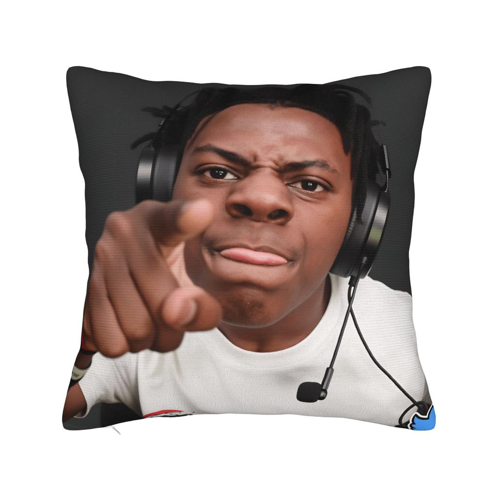 Ishowspeed Face Meme Pillow Case Retro Trendy Pillow Cover Soft Pillowcases For Chair Sofa Home Decor