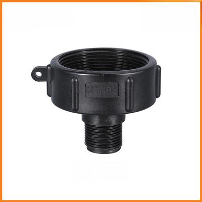 3/4 Inch IBC Ton Barrel Hard Pipe Reducer - 6 Points Chemical Plastic Connector