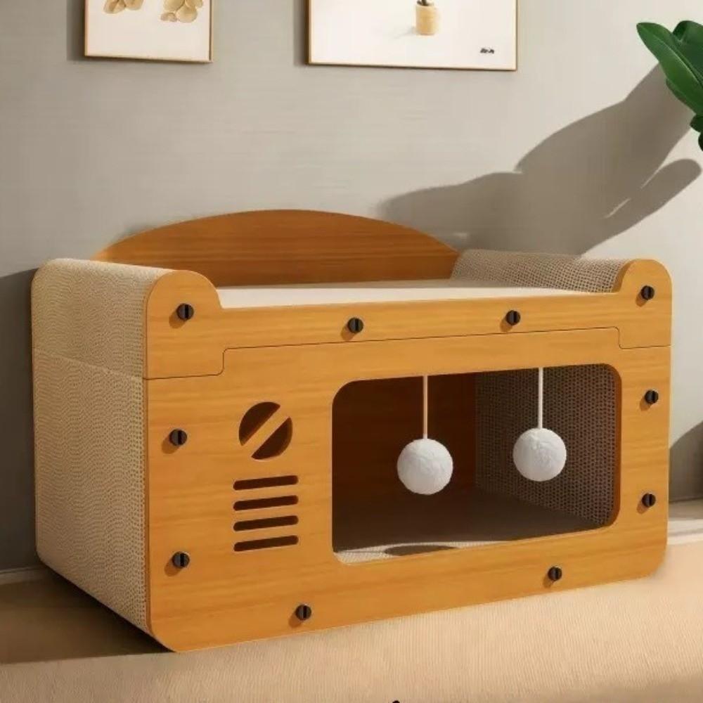 Sturdy Cat Scratching Board Wear-Resistant Cat Scratching Nest Vertical Crawler  Pet Kitten