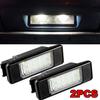 For Peugeot 106 1007 207CC 307 308 3008 406 508 607 2x Canbus LED Number License Plate Light Lamp for Citroën C2 C3 C5 C5 C6 C8