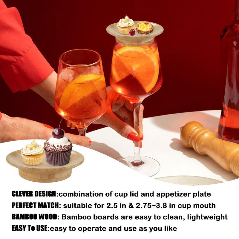 1/2/4/6/10 ks Dřevěná sklenice na víno Uzeniny Snadno se čistí nepropustné uzenářské desky Ruční výroba