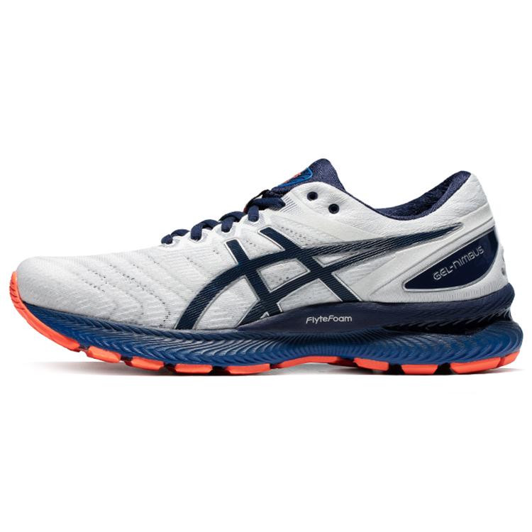 

ASICS Gel Nimbus 22 White Blue 1011B087-100 41.5