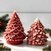 3D Christmas Tree Silicone Mold for DIY Aromatherapy Candle Gypsum Diffuser Ornament Christmas Home Decor