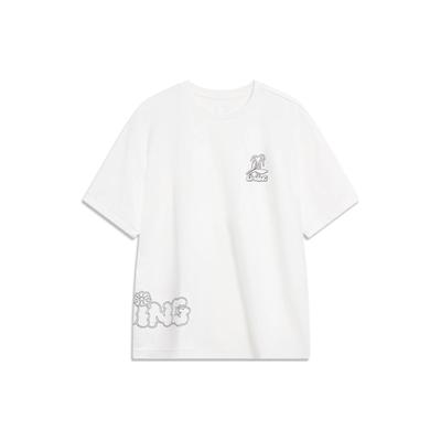 Li Ning Sports Life Collection T Shirt Men's Ivory AHST189-6