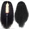 New African Wig Women's Fashion Black Small Curly Hair Water Ripple Corn Permed Medium Bangs Whole Headgear