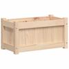Vidaxl Donica Ogrodowa, 60X31X31 Cm, Lite Drewno Sosnowe