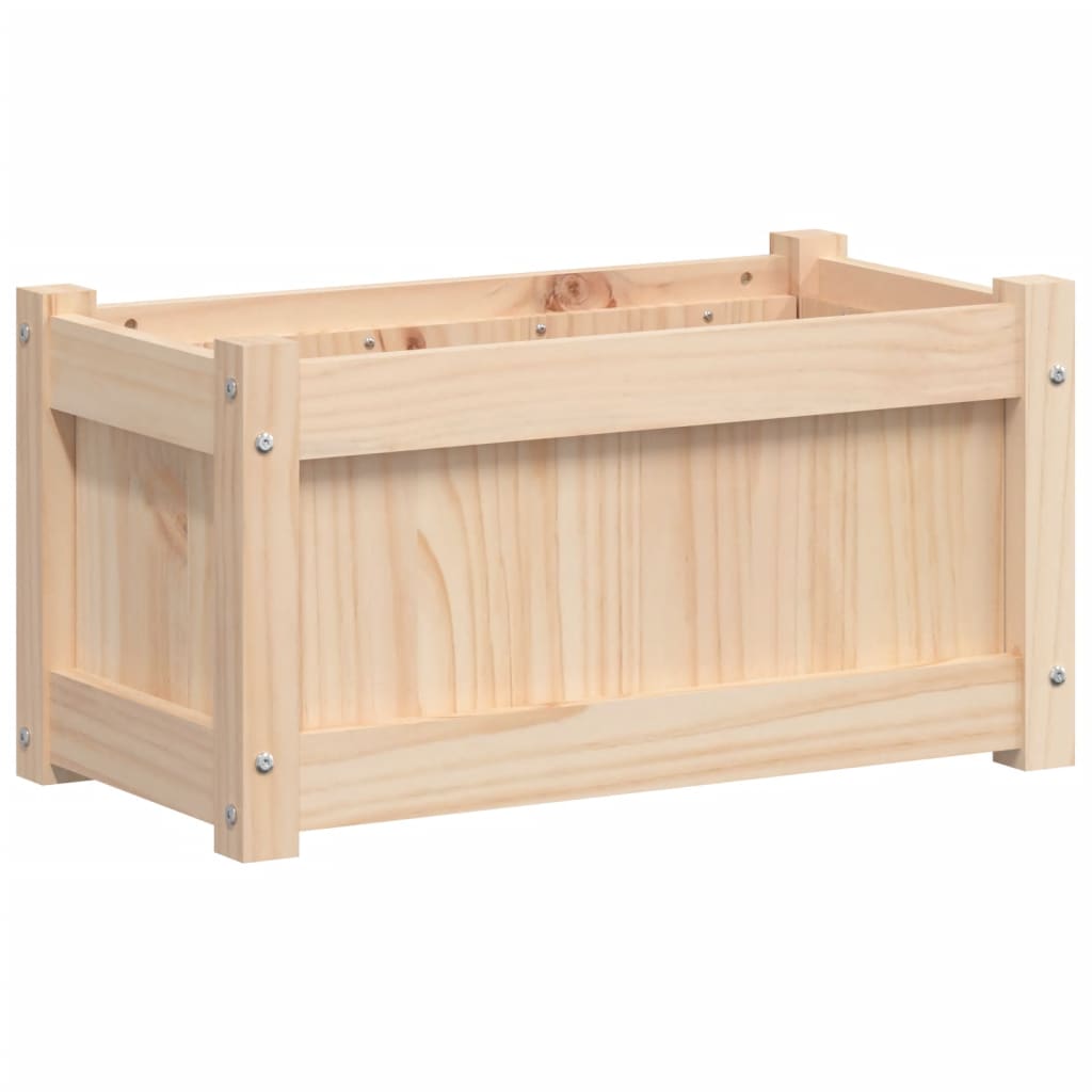 Vidaxl Donica Ogrodowa, 60X31X31 Cm, Lite Drewno Sosnowe