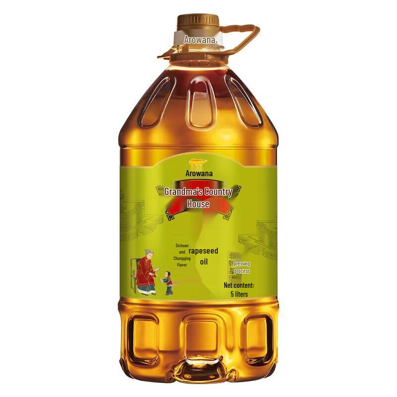 Arowana Grandma s Hometown Sichuan Flavor Rapeseed Oil 5L