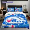 Philadelphia ers Basketball Spirit Bedding(1 * duvet cover + 2 * pillowcase, without core)Christmas birthday gift Duvet cover and pillowcase