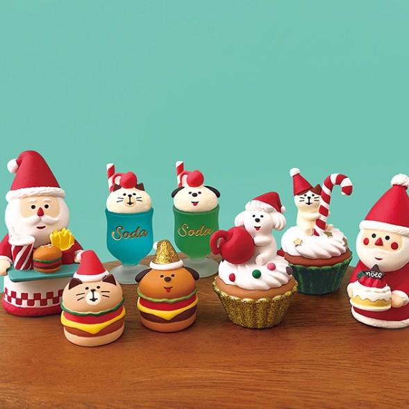 Scatola Regalo Slitta di Natale Creativa con Gatto Giapponese Scena in Miniatura Fai-da-te per Fotografia e Ornamenti Zakka