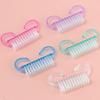Nail Art Dust Removal Brush: Horn-Shaped Stiff Bristle for Cleaning