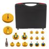 Brake Fluid Bleeder Adapter Kit 17PCS Master Cylinder Bleeder Tool Kit Coupler