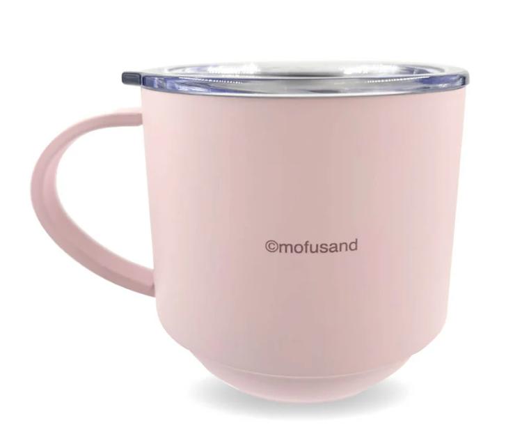 Mofusand Stackable Lid Stainless Steel Mug ( Monster Nyan ) Japan NEW