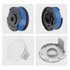 1/3Pcs 1.65mm Round Nylon Spool Line For 18V 24V 40V Cordless String Trimmer AC14RL3A/AC14HCA Spool And Cover Replacement