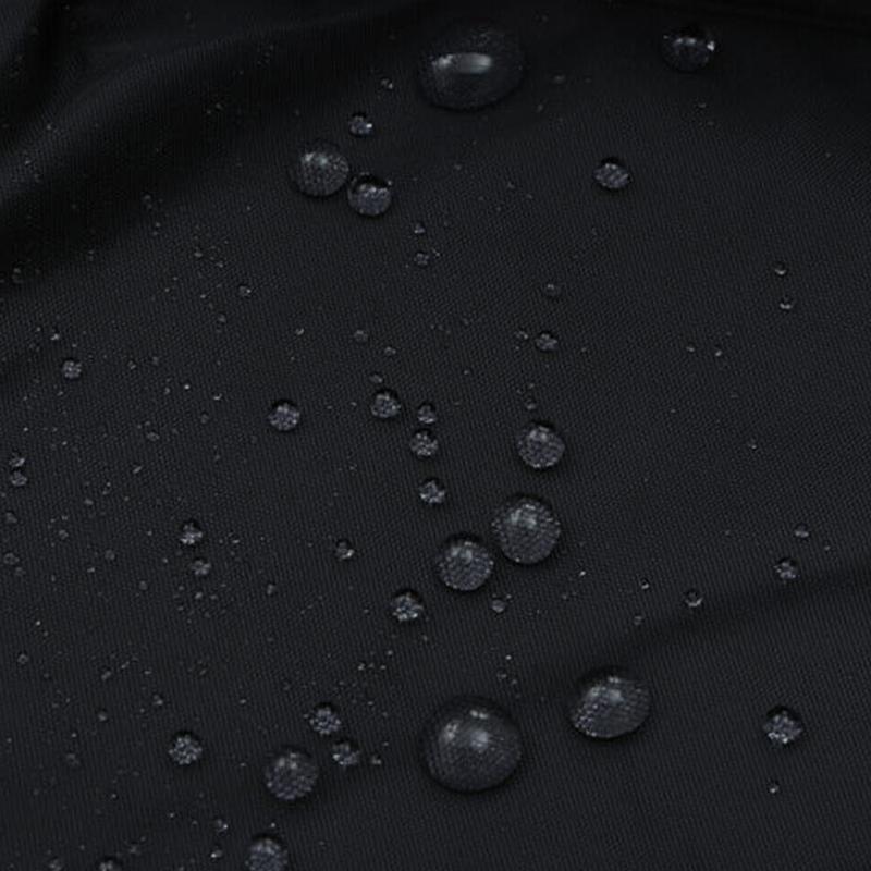 Outdoor BBQ Barbecue Grill Cover Waterproof Dustproof Sun Protection Black Fit for Weber Q1000 Q2000