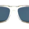 Used Polaroid PLD 2123/S 3DPOZ 140 5716 Sunglasses Eyewear Square Frame Mirror Lens Clear Orange Logo Polaroid