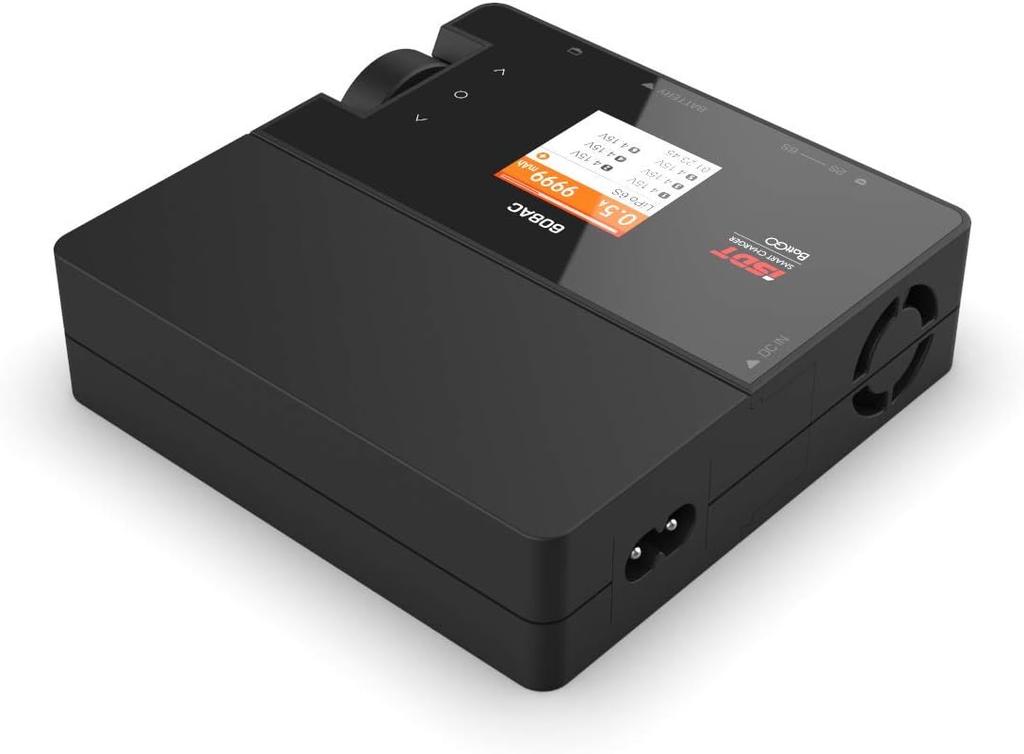 608AC Smart Balance Charger – AC/DC Adapter Charger for LiPo LiFe LiHV NiMH Batteries – For Drones and RC Models – Portable, Efficient, Safe