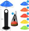 Jessfar Marker Set of or Soft PE Thick Color Cones for and Compact and Perfect for Practice and Includes a Storage Cones, 10, 25, 50, Training,