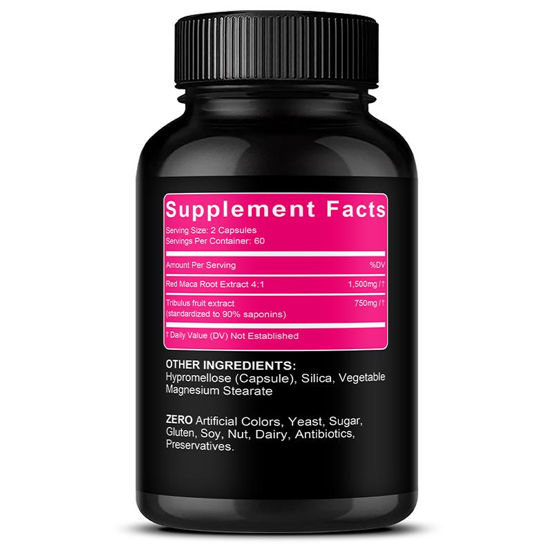 Taoters Hormone Balance Dietary Supplement, Red maca root 120 Capsules