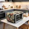 30x90cm Country Style Cotton Linen Microwave Oven Anti Dust Cover