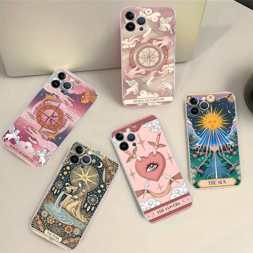 Divination Tools T-tarot Cards Phone Case For IPhone 17 16 14 11 12 13 15 Pro Max 14 Plus 17 Air Cover