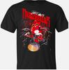 T-shirt RETRO Nyango Star Batterista Nero Manica Corta Tutte le taglie S-5Xl