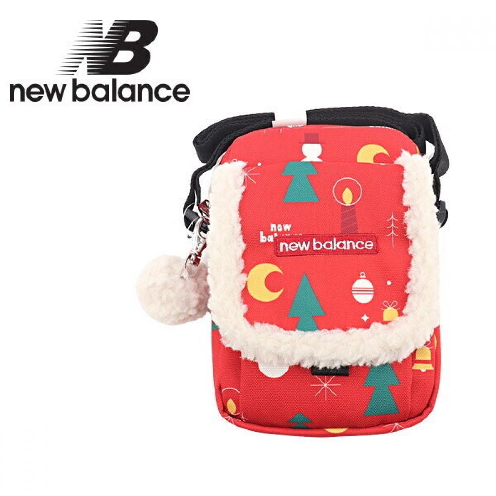 

New Balance Kids Christmas Cross Bag Red FREE