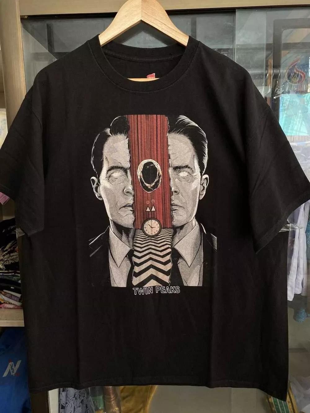 Twin Peaks David Lynch Black Cotton T Shirt Full Size S-5XL L