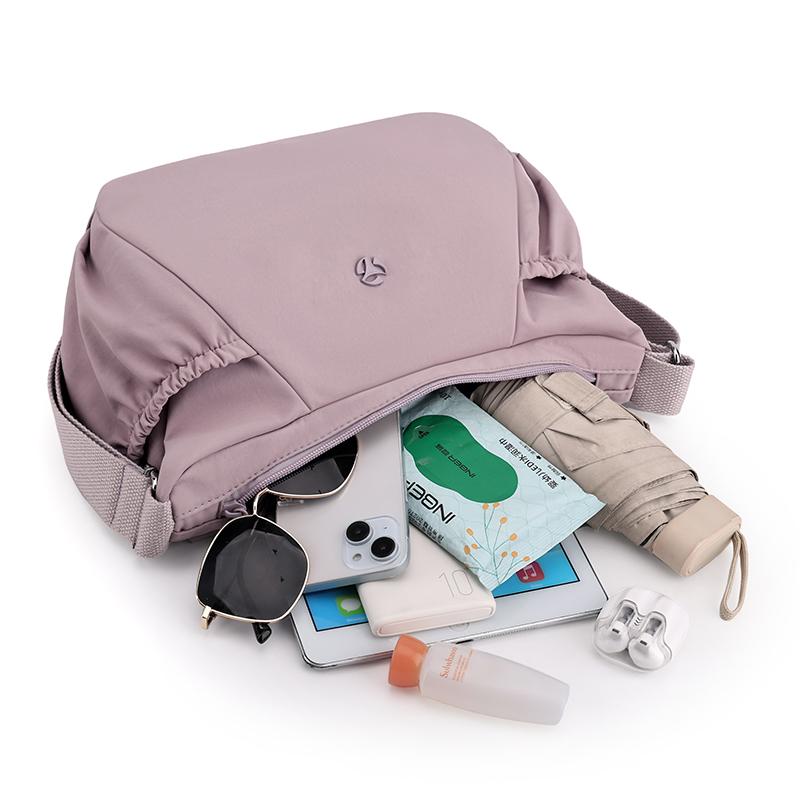 Nylon Shoulder Bag Lightweight Crossbody Bag Large Capacity Women's Bag