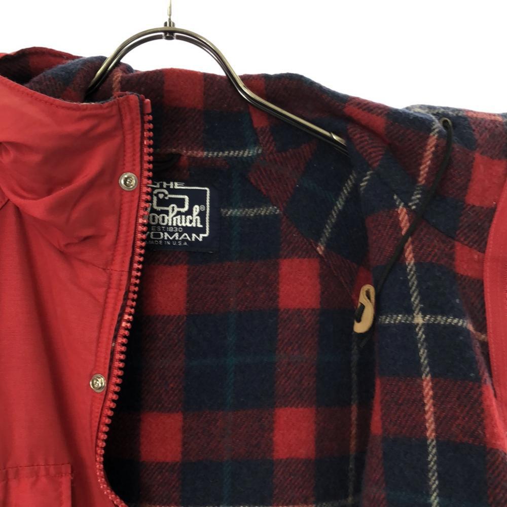 Woolrich 80s Vintage Navy Blue Tag Made In USA Hoodie Jacket Women Used