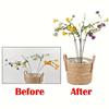 10pcs Green Plant Support Sticks Plastic Potted Plants Phalaenopsis Orchid Home Garden Plant Support Clips Gardening Accesorries