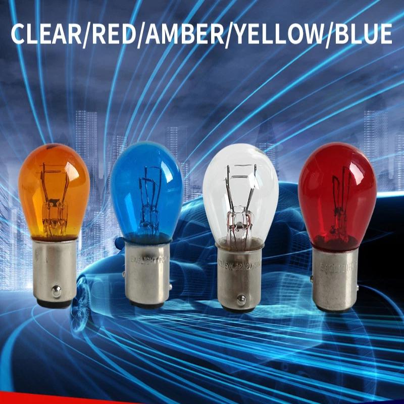 Ampoule Clignotant Indicateur de Direction Freinage Stationnement Économe en Énergie P21/5W pour Voiture Scooter Moto 1 pièce