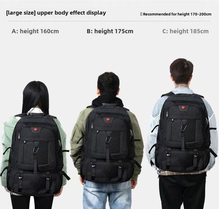 Men's Waterproof Large-Capacity Travel & Sports Backpack for Outdoor & School