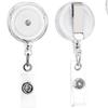 Retractable Badge Reels With Heavy Duty Belt Clip Smooth Retraction For Nurses Office Staff Students Use