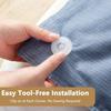 20 Sets Duvet Clips Fasteners Corner Holders for Comforter Covers Secure erts and Blanket with ide Holder P Plastic Snaps to Hold Corners in Place