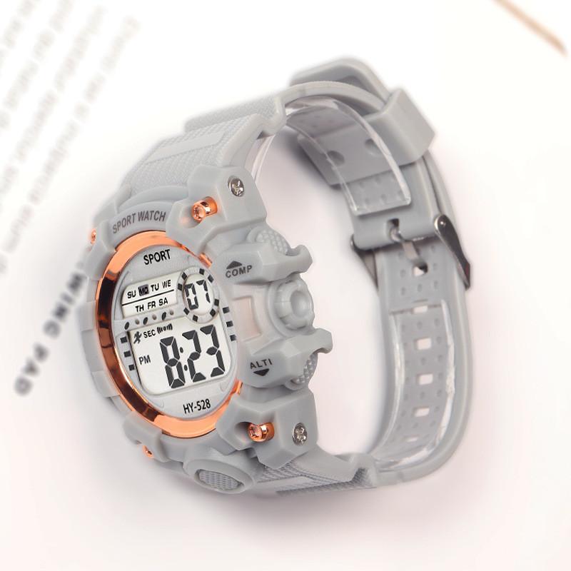 Unisex Sports Digital Watch With Led Lcd Backlight For Students And Athletes