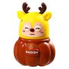 Cartoon Reindeer Night Light: Luminous Christmas Ornament & Student Gift