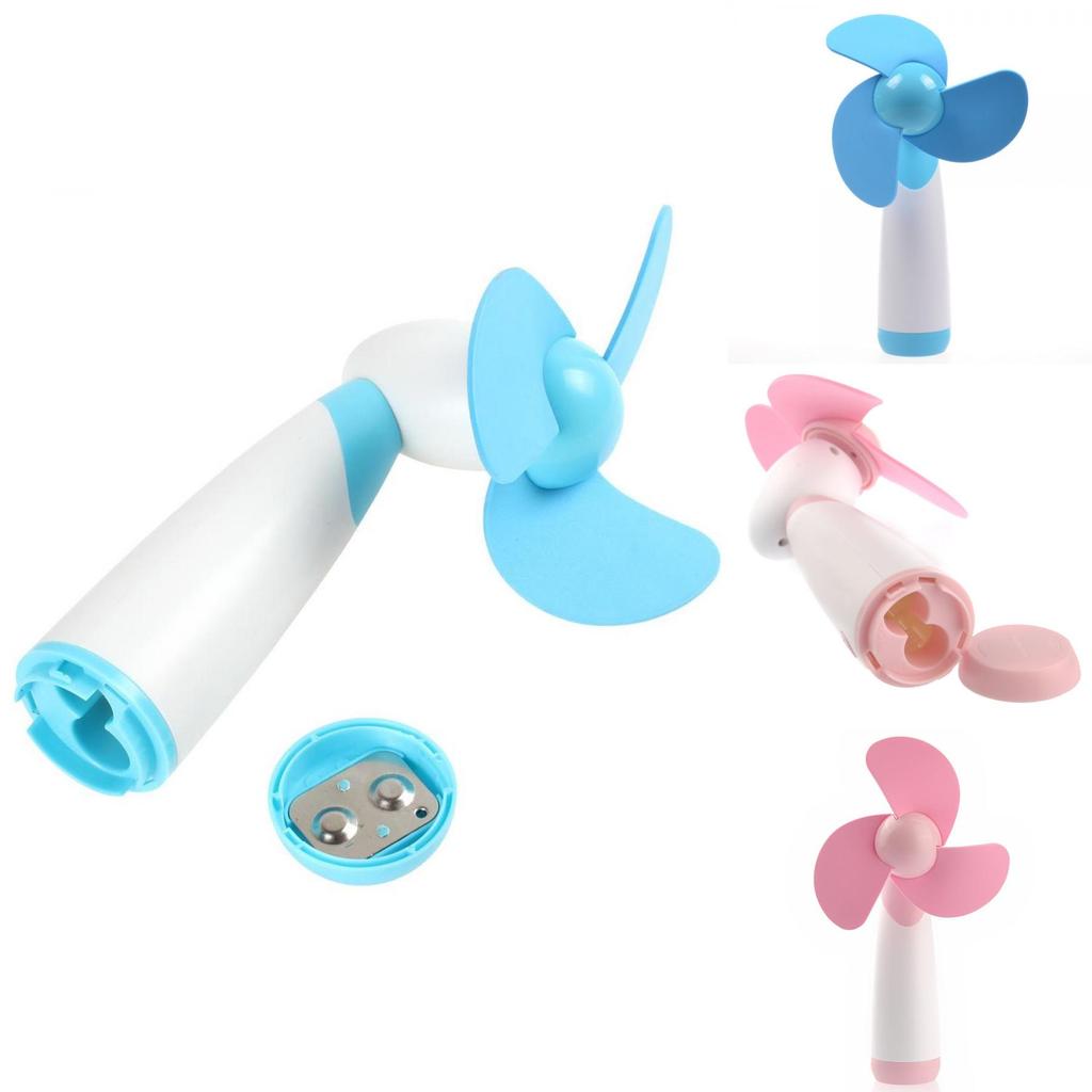 Handheld Mini Fan With Dry Battery For Travel And Outdoor Use Perfect For Students And Office