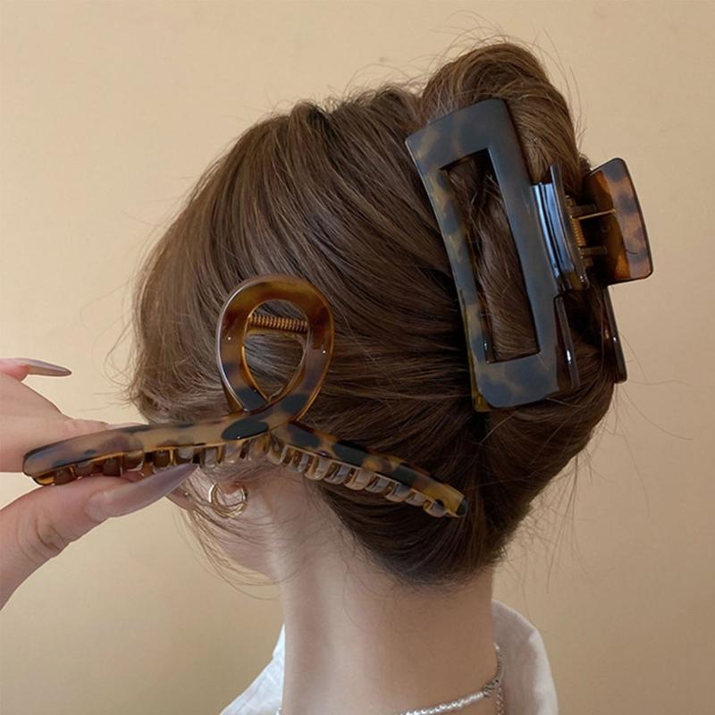 Haarklammer Flache Klammer Thema Haarklammer Elegant Breite Haarspange Haarspangen Starker Halt Haarnadel für Mädchen