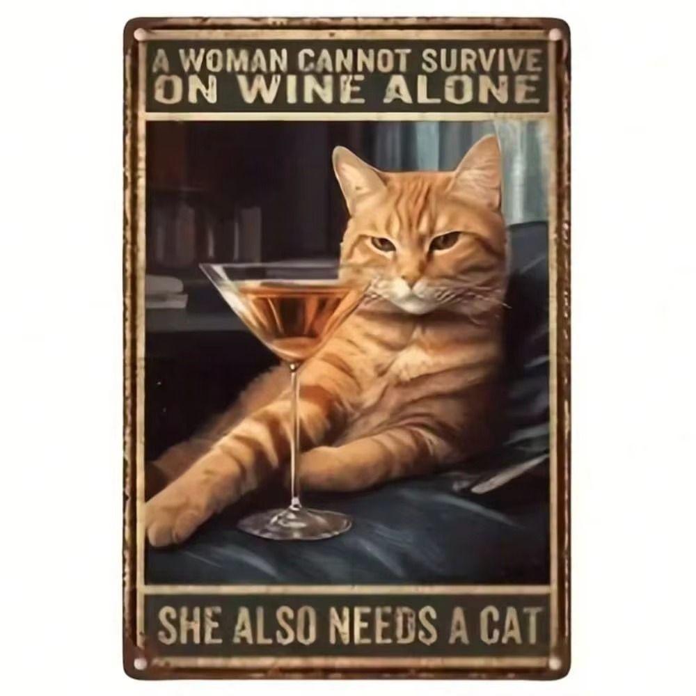 Tin Sign Wall Art Retro Metal Painting Home Decor 20x30cm