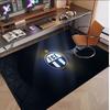 Personalized Crystal Velvet Carpet FC Zürich Pattern Non Slip Floor Rug