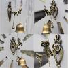 Compact Retro Decorative Doorbell Windchime Shopkeeper Bell Door Knocker For Store Room Garden Porch Front Entrance Home Decor